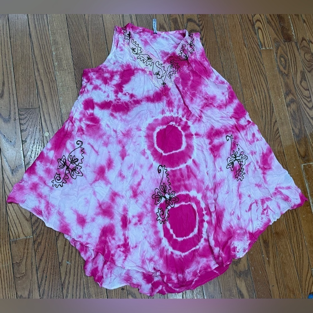 TRUE ROCK Pink Tie-Dye Top